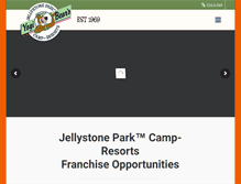 Tablet Screenshot of jellystonefranchise.com